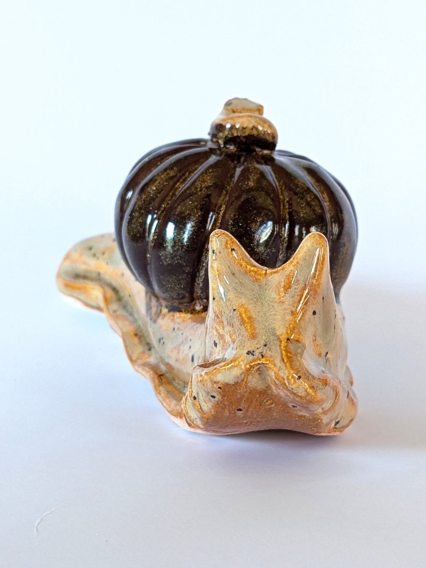 Ceramic pumpkin snail š Spiced Amulet