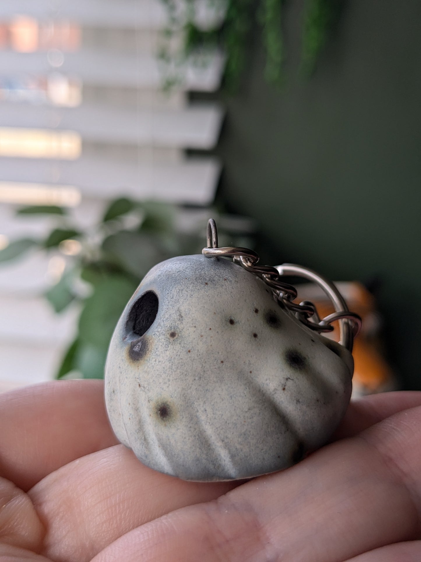 Moonscape keyring