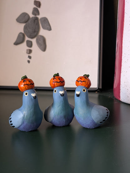 Pigeon trick or treaters