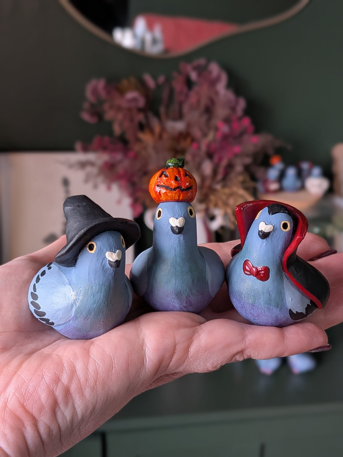 Pigeon trick or treaters