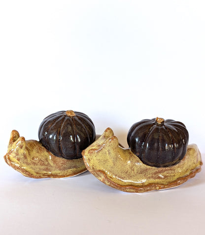 Ceramic pumpkin snail 🐌 Witches fig
