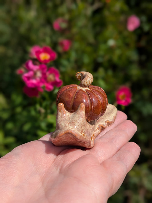 Ceramic pumpkin snail 🐌 Pumpkin shortbread