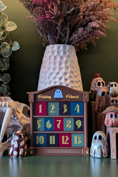 13 Days of Halloween Ghost Advent Calendar Preorder - Delivery in October