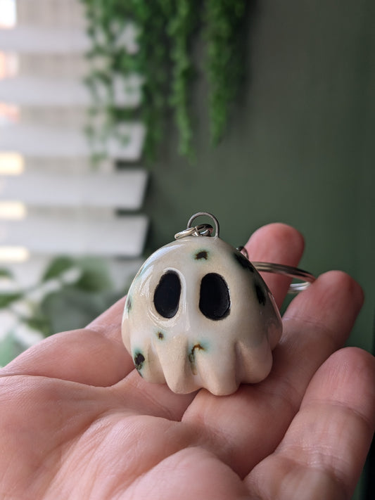 Green Jasper keyring