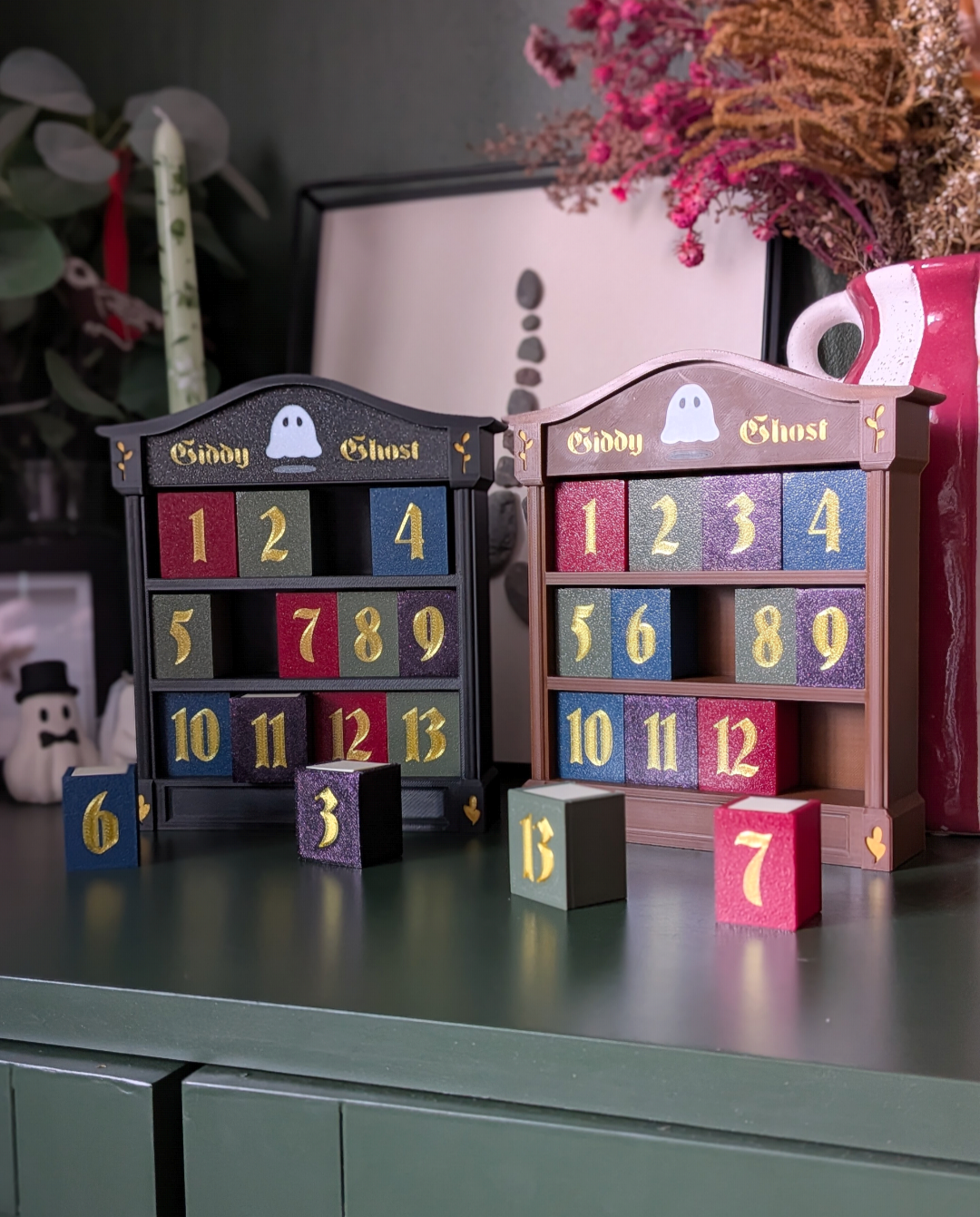 13 Days of Halloween Ghost Advent Calendar Preorder - Delivery in October