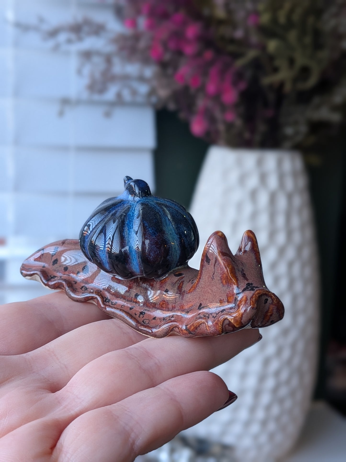 Peppered.plum and midnight blue