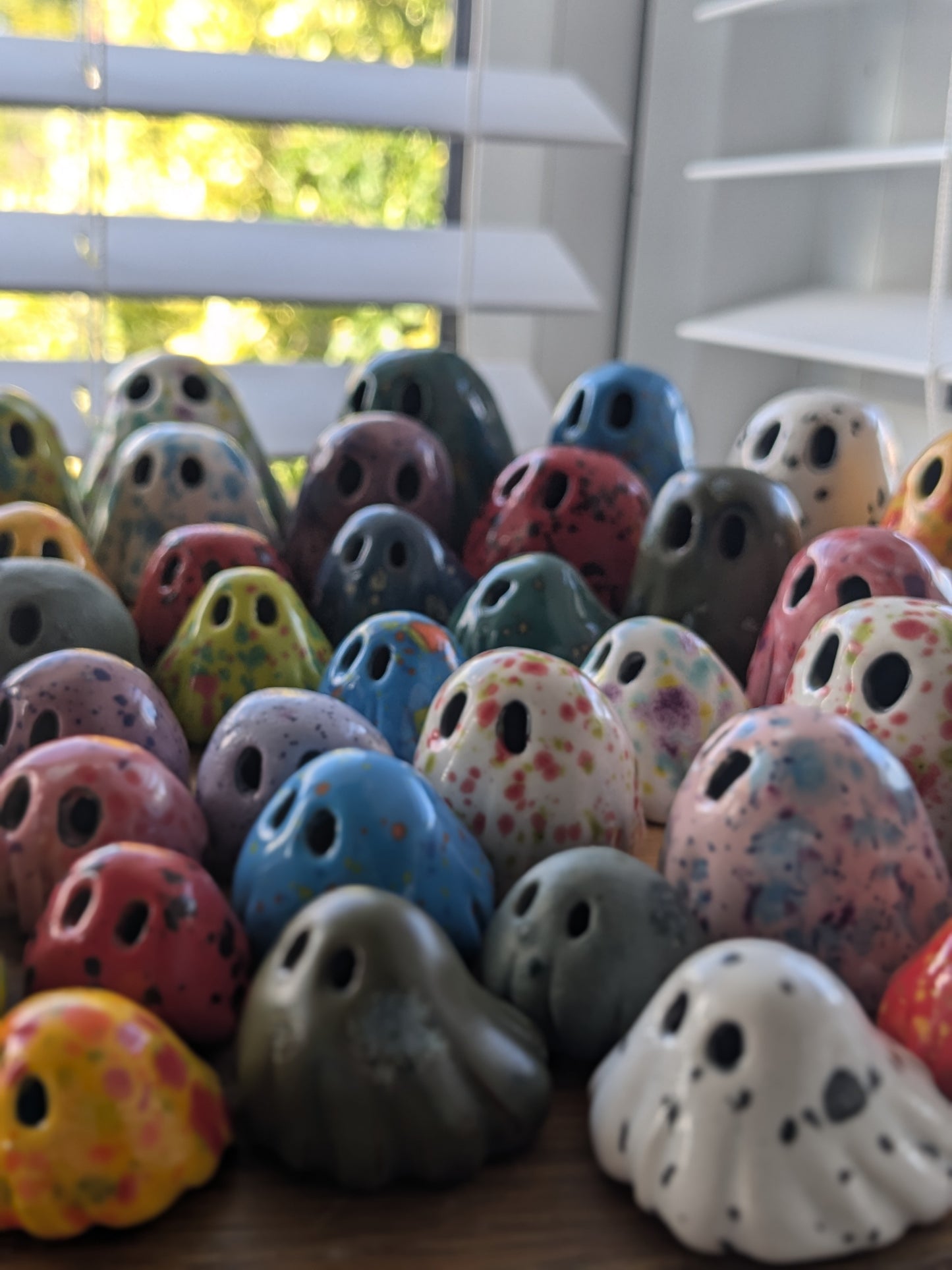 Ceramic boos, coming near Christmas!