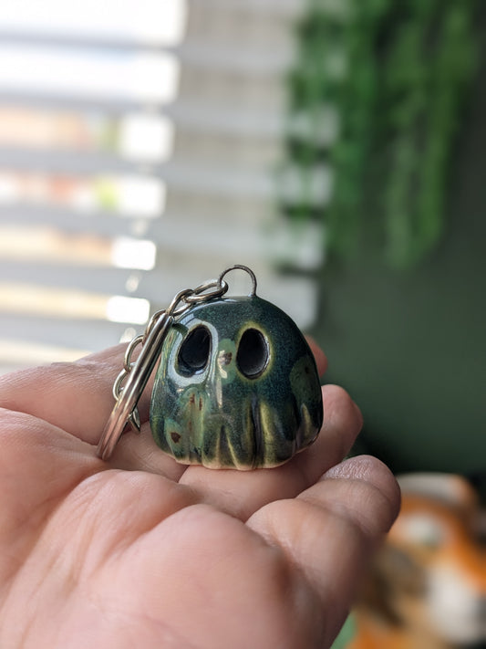 Olive Float keyring