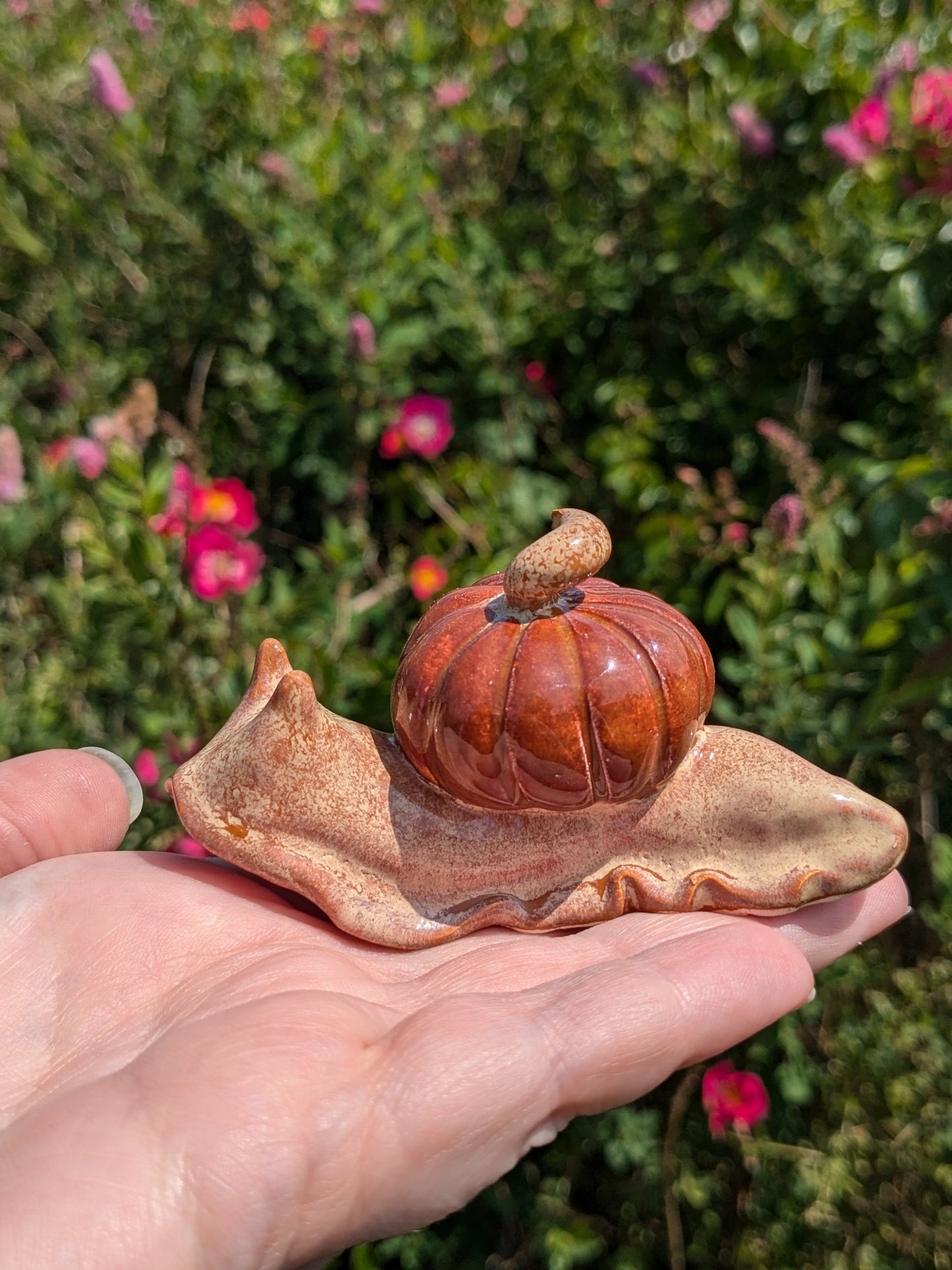 Ceramic pumpkin snail 🐌 Pumpkin shortbread