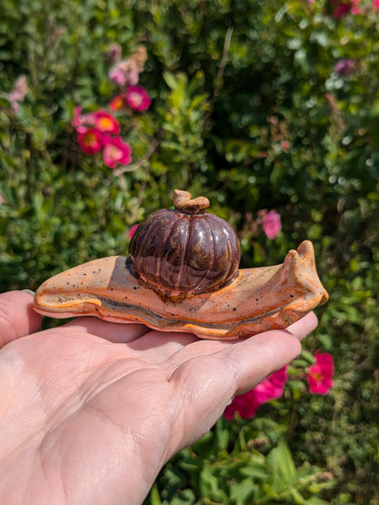 Ceramic pumpkin snail 🐌 Spiced Amulet